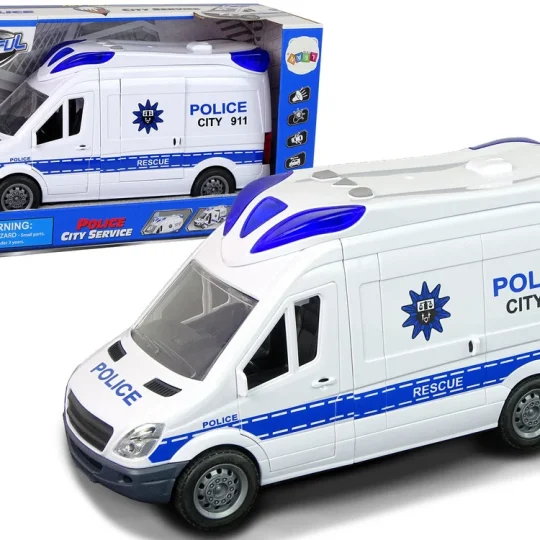 Interaktivni Policijski Automobil, Svjetlo I Zvuk, 25 Cm 1
