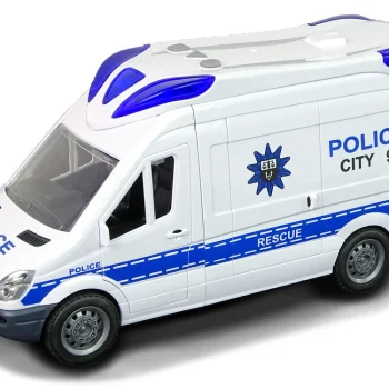 Interaktivni Policijski Automobil, Svjetlo I Zvuk, 25 Cm 2