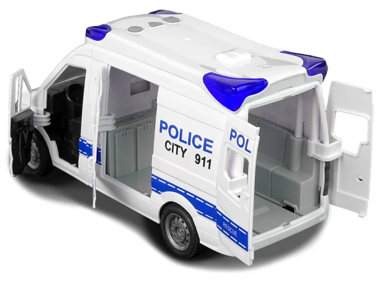 Interaktivni Policijski Automobil, Svjetlo I Zvuk, 25 Cm 3