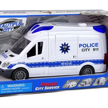 Interaktivni Policijski Automobil, Svjetlo I Zvuk, 25 Cm 4