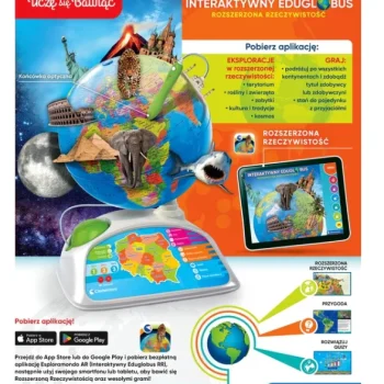 Interaktivni Predškolski Globus Poljskog Jezika Clementoni 50757, Siva 6