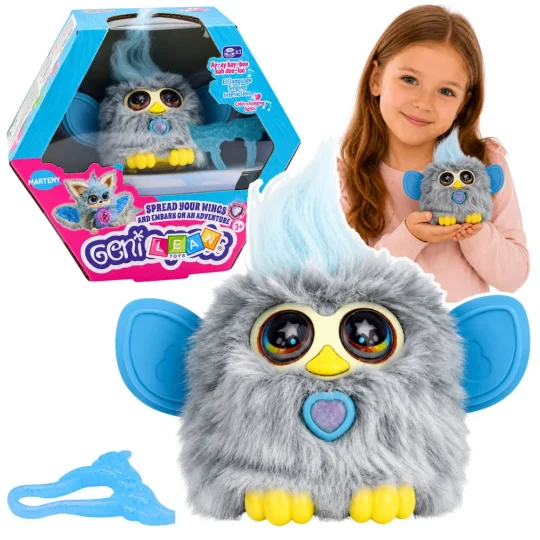 Interaktivni Privjesak Genie Pets Sivi 1