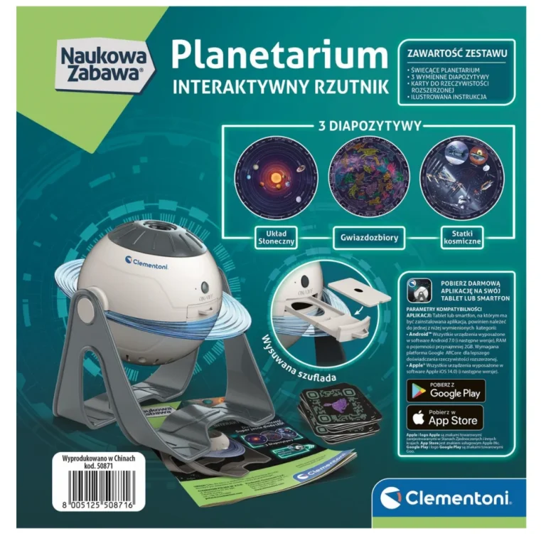 Interaktivni Projektor Planetarija Na Poljskom Jeziku Clementoni 50871 3