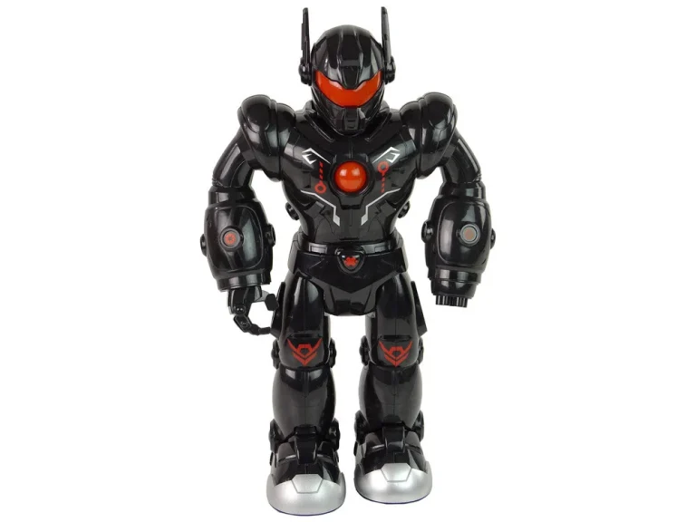 Interaktivni Robot S Hodom, Zvukom I Svjetlima, Crni 4