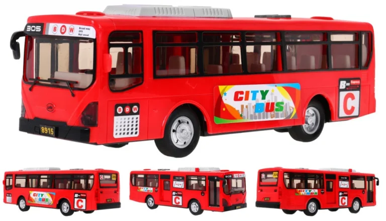 Interaktivni školski Autobus 3+ Crveni Otvaranje Vrata 3