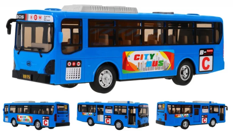 Interaktivni školski Autobus 3+ Plavi Otvaranje Vrata 7