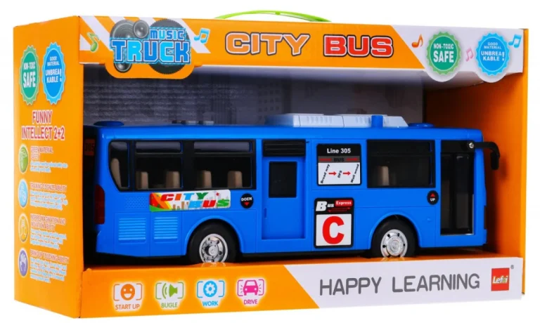 Interaktivni školski Autobus 3+ Plavi Otvaranje Vrata 8
