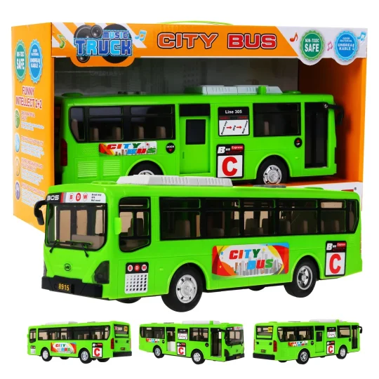 Interaktivni školski Autobus 3+ Zeleni Otvaranje Vrata 1