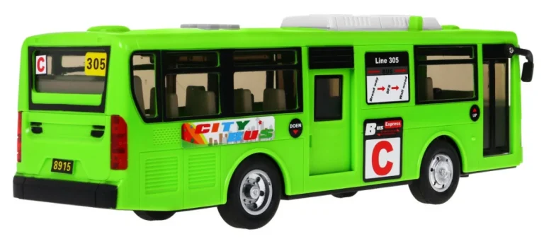 Interaktivni školski Autobus 3+ Zeleni Otvaranje Vrata 3