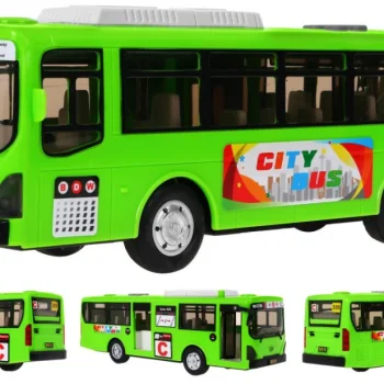 Interaktivni školski Autobus 3+ Zeleni Otvaranje Vrata 6