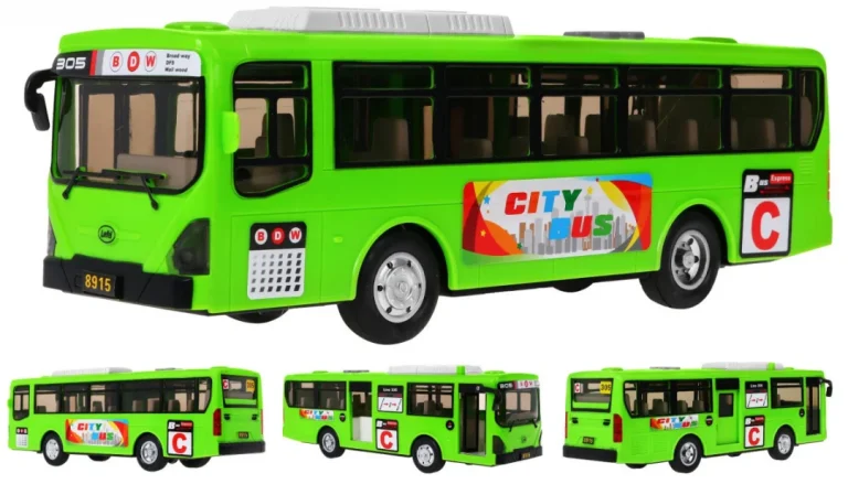 Interaktivni školski Autobus 3+ Zeleni Otvaranje Vrata 6