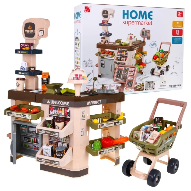 Interaktivni Supermarket Za Djecu 3+ 63 Dijela 1