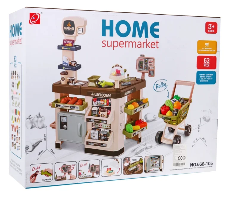 Interaktivni Supermarket Za Djecu 3+ 63 Dijela 6