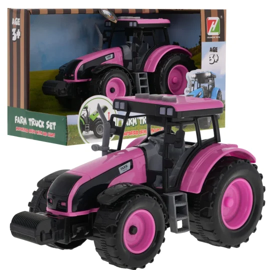 Interaktivni Traktor Ružičasti 3+ Zvukovi I Led 1