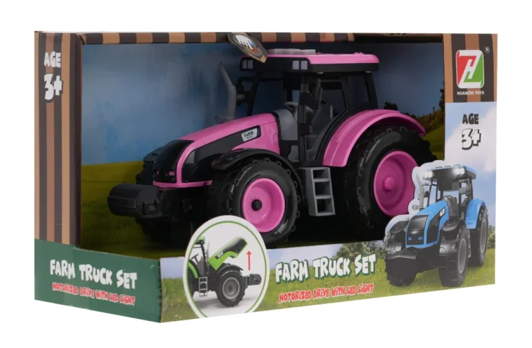 Interaktivni Traktor Ružičasti 3+ Zvukovi I Led 6