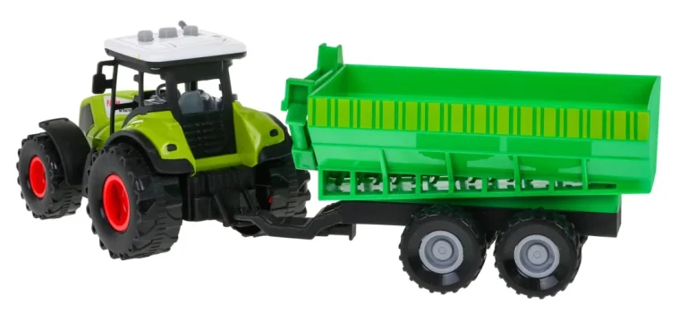 Interaktivni Traktor S Prikolicom I Pužnim Hranilicom 3+ 3