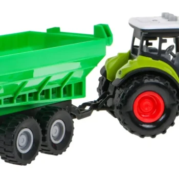 Interaktivni Traktor S Prikolicom I Pužnim Hranilicom 3+ 4