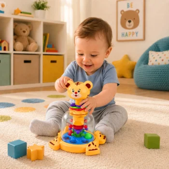 Interaktivni Vrtuljak Tigar S Vrtećim Lopticama 3