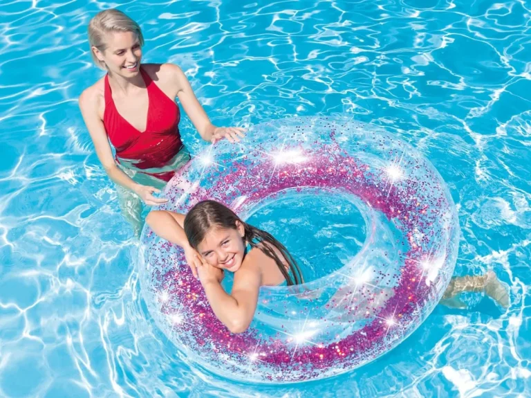 Intex 56274 Prsten Za Plivanje Sa šljokicama Roza 6