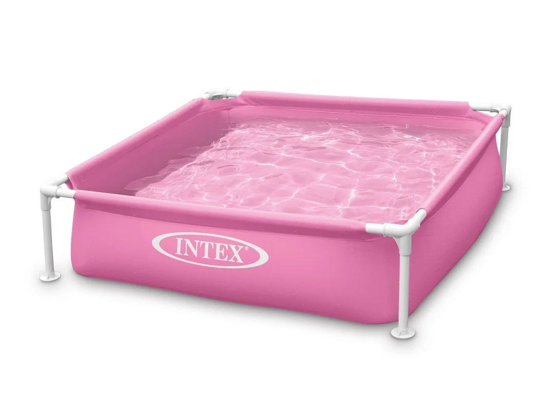Intex 57172 Mini Bazen S Okvirom 122×122×30 Cm, Ružičasti 1