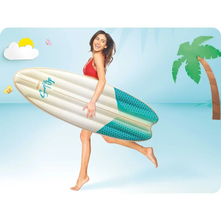 Intex 58152 Napuhana Daska 178 × 69 Cm S Motivom Cvijeća 7