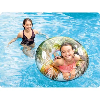 Intex 58263 Prsten Za Plivanje Zelena Palma Ø 97 Cm Xl 2