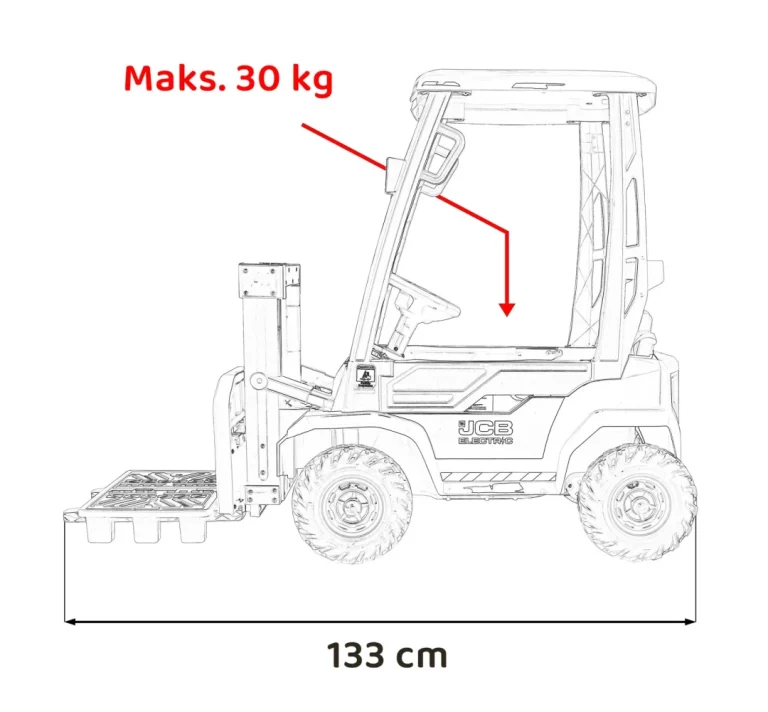 Jcb Viličar Na Akumulator žuti 3