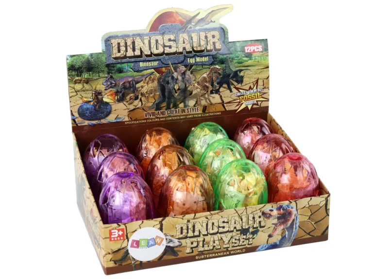 Jaje Dinosaura Kostur Za Sastavljanje 9 Cm 4 Boje 9