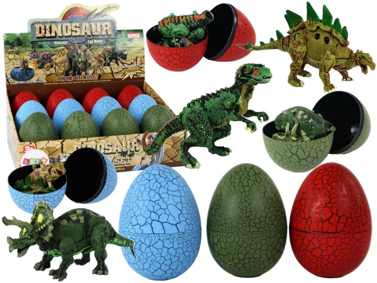Jaje Dinosaura Za Sastavljanje 9 Cm 3 Boje 1