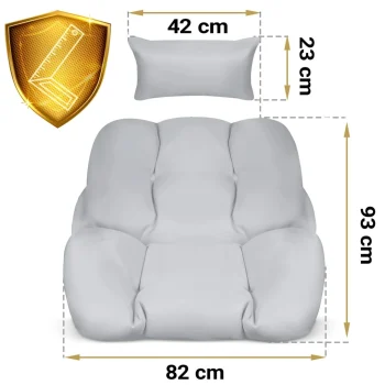 Jastuk Za Viseću Stolicu Luisiana Sofotel, Sivi (290495) 8