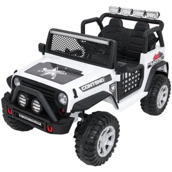 Jeep Beast 4x4 Bijeli Auto Na Akumulator 12