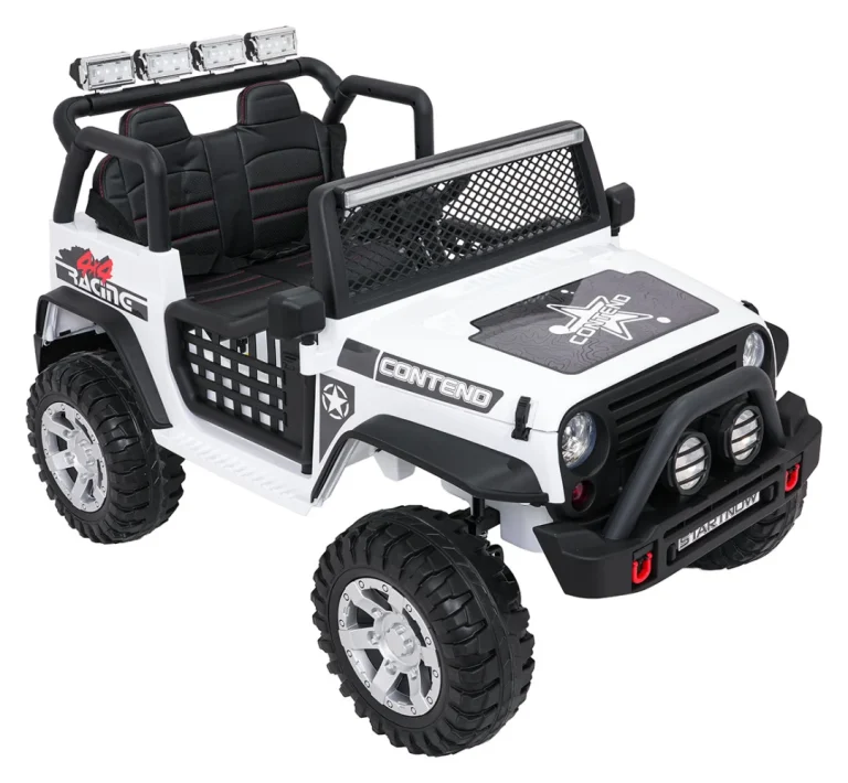 Jeep Beast 4x4 Bijeli Auto Na Akumulator 13