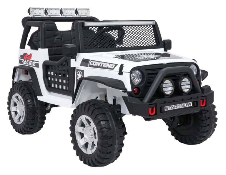 Jeep Beast 4x4 Bijeli Auto Na Akumulator 4