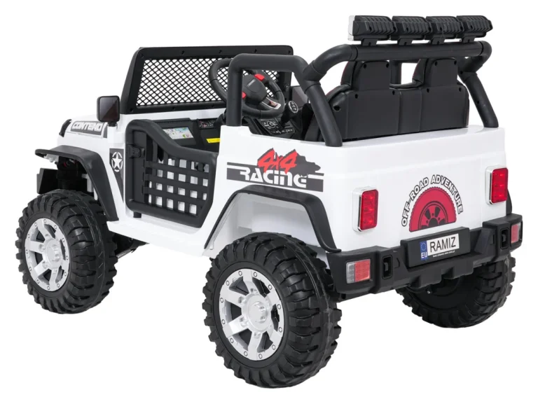 Jeep Beast 4x4 Bijeli Auto Na Akumulator 7