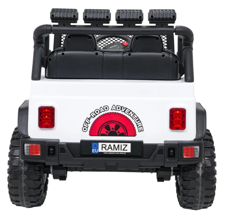 Jeep Beast 4x4 Bijeli Auto Na Akumulator 8
