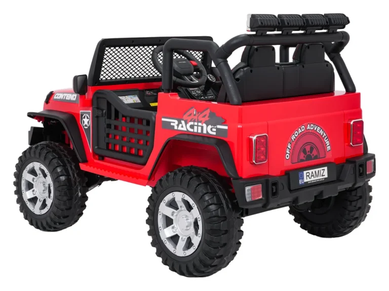 Jeep Beast 4x4 Crveni Auto Na Akumulator 7