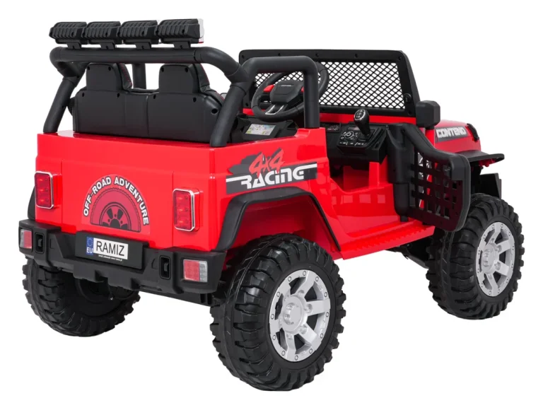 Jeep Beast 4x4 Crveni Auto Na Akumulator 9