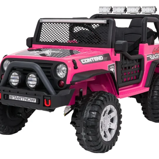 Jeep Beast 4x4 Ružičasti Auto Na Akumulator 1