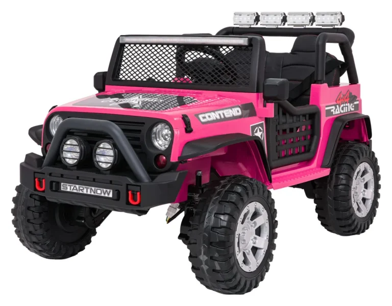 Jeep Beast 4x4 Ružičasti Auto Na Akumulator 1