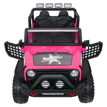 Jeep Beast 4x4 Ružičasti Auto Na Akumulator 11