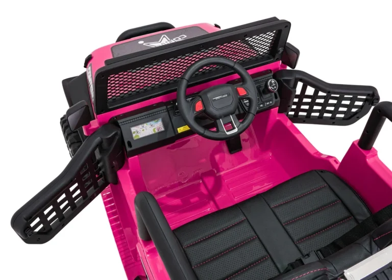 Jeep Beast 4x4 Ružičasti Auto Na Akumulator 12