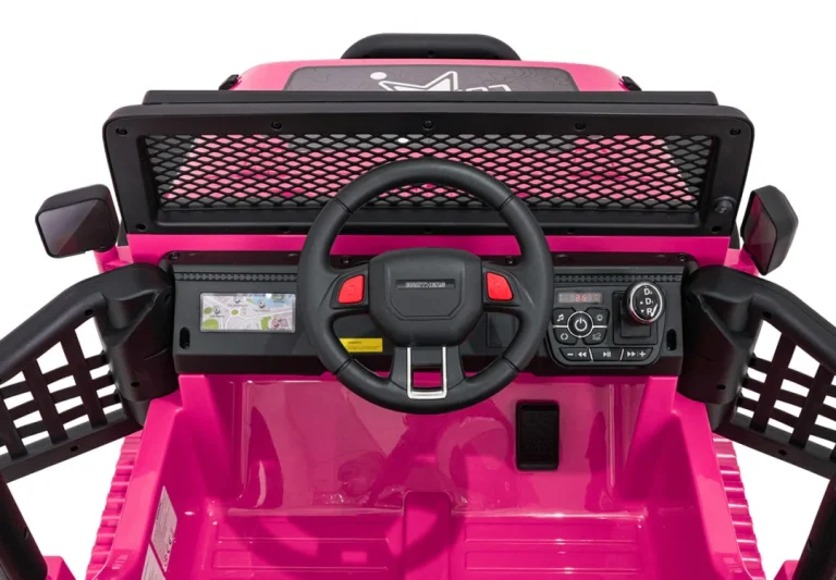 Jeep Beast 4x4 Ružičasti Auto Na Akumulator 13