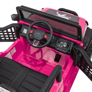 Jeep Beast 4x4 Ružičasti Auto Na Akumulator 14