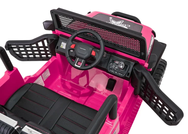 Jeep Beast 4x4 Ružičasti Auto Na Akumulator 14