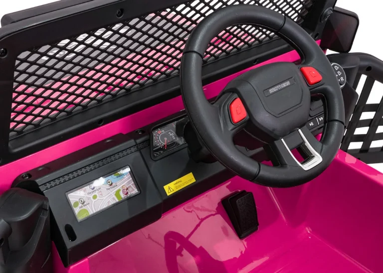 Jeep Beast 4x4 Ružičasti Auto Na Akumulator 16