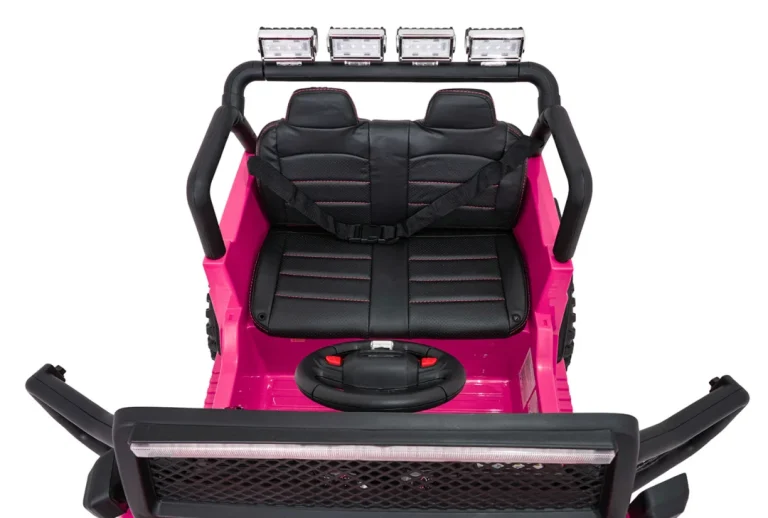 Jeep Beast 4x4 Ružičasti Auto Na Akumulator 17