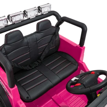 Jeep Beast 4x4 Ružičasti Auto Na Akumulator 18
