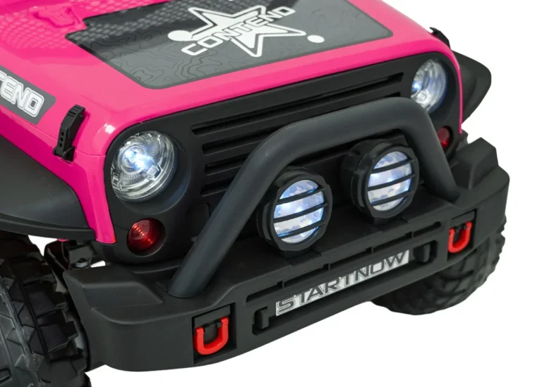 Jeep Beast 4x4 Ružičasti Auto Na Akumulator 19