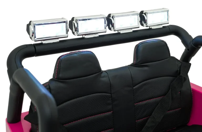 Jeep Beast 4x4 Ružičasti Auto Na Akumulator 23