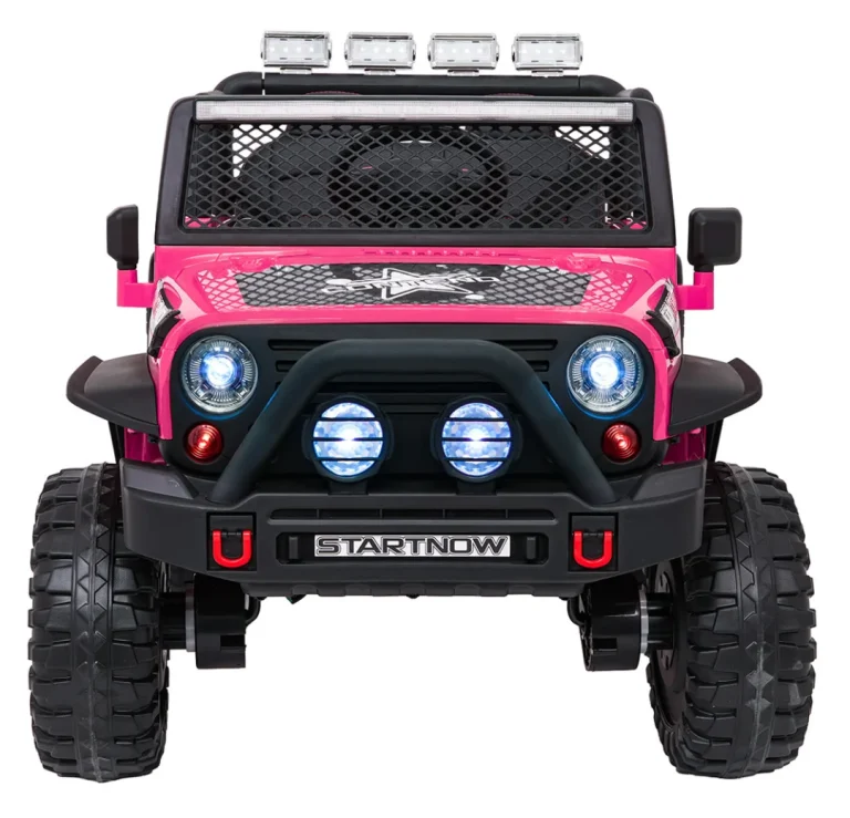 Jeep Beast 4x4 Ružičasti Auto Na Akumulator 3